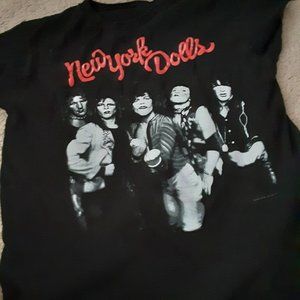 men's new york dolls medium shirt